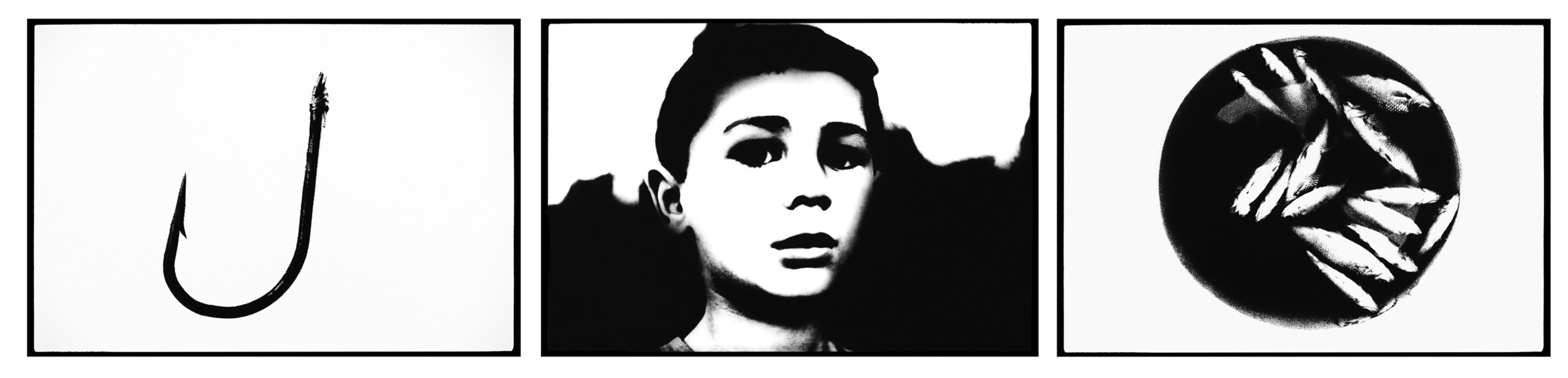 Apáti Tóth Sándor (1948) Horgászó fiú 1-3., 1980