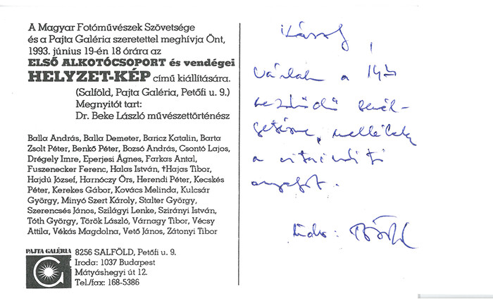 Helyzetkép meghívó